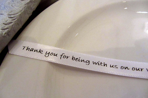 personalized thank you ribbon
